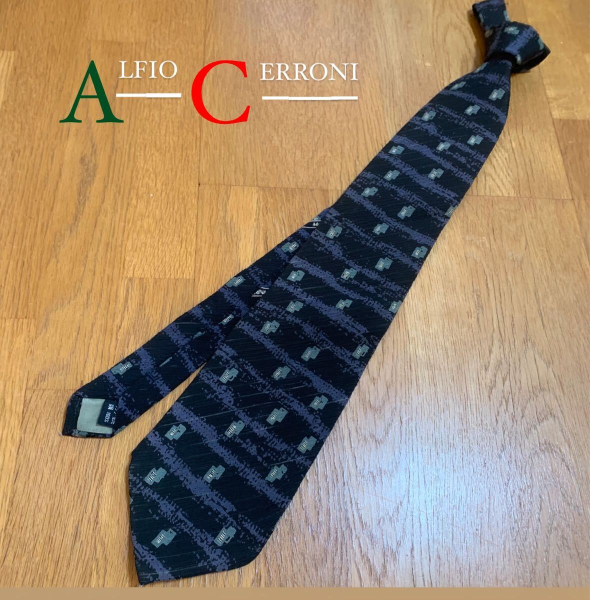 【ALFIO CERRONI】アルフィオセローニ イタリア シルクネクタイ拍卖