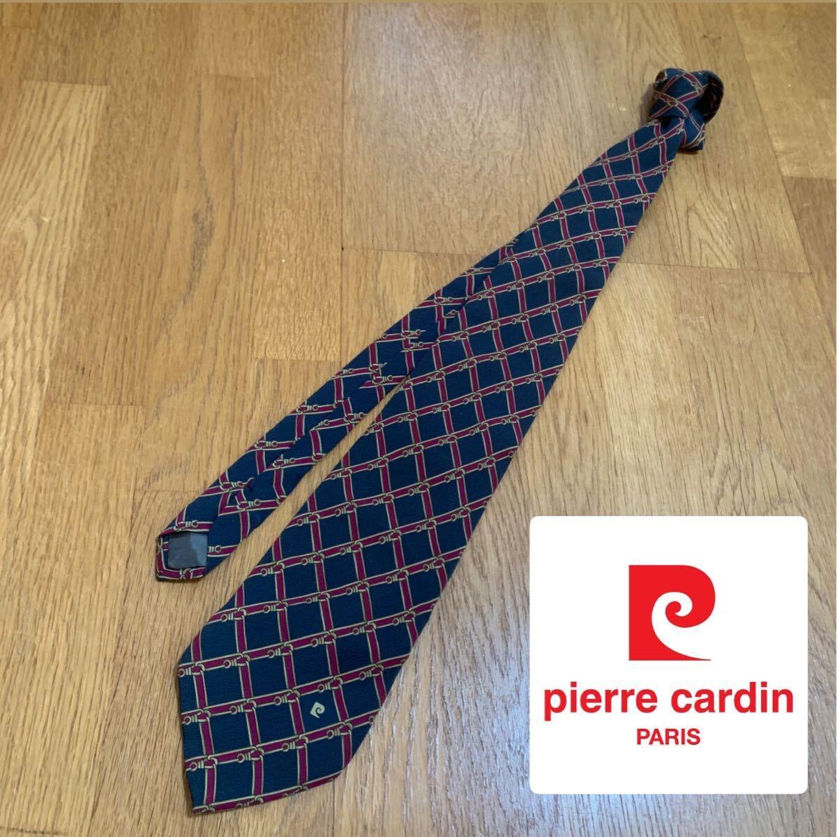 【pierre cardin】ピエールカルダン シルクネクタイ イタリア製拍卖