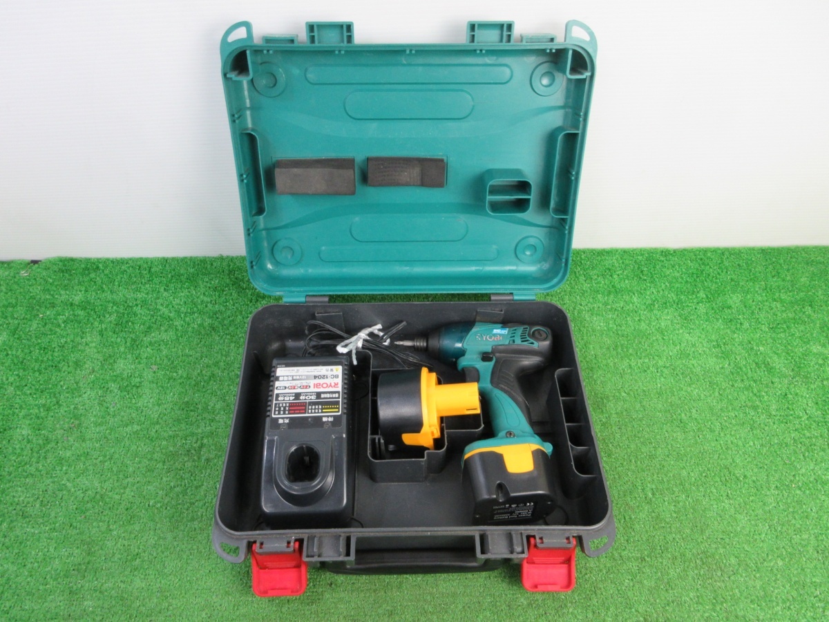 【 リョービ / RYOBI 】 BID-1240 充電式インパクトドライバ ニカド12V ※バッテリー非純正拍卖