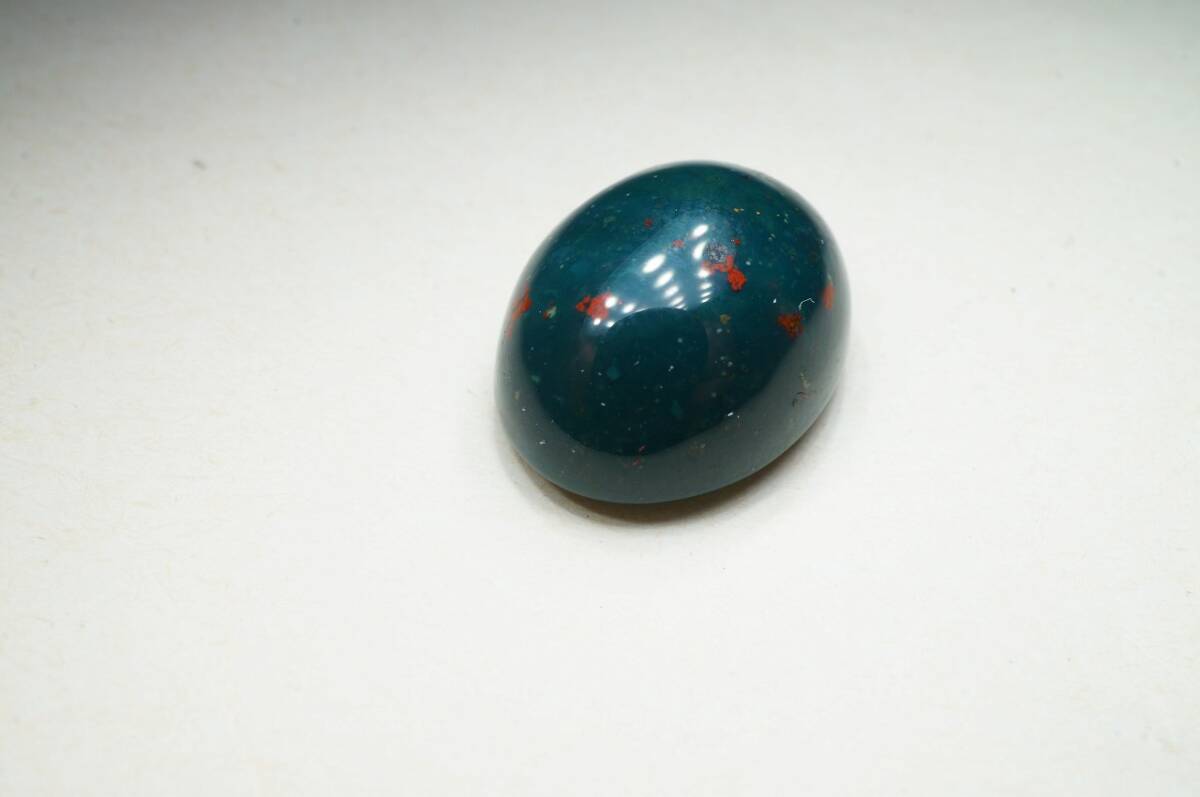 希少!35年前の未使用在庫!希少!あまり出回らないルース!!天然ブラッドストーンカットルース10.8ct拍卖