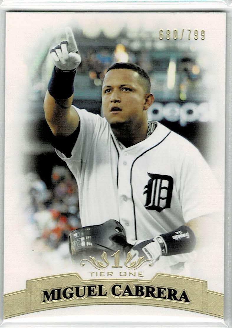 2011 Topps Tier One Miguel Cabrera /799拍卖