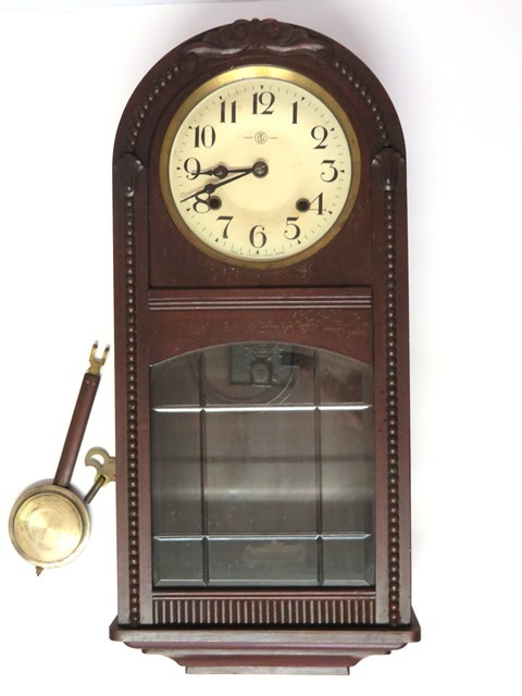 TSU 英工舎/鶴巻時計店 ドーム型 昭和20~30年拍卖