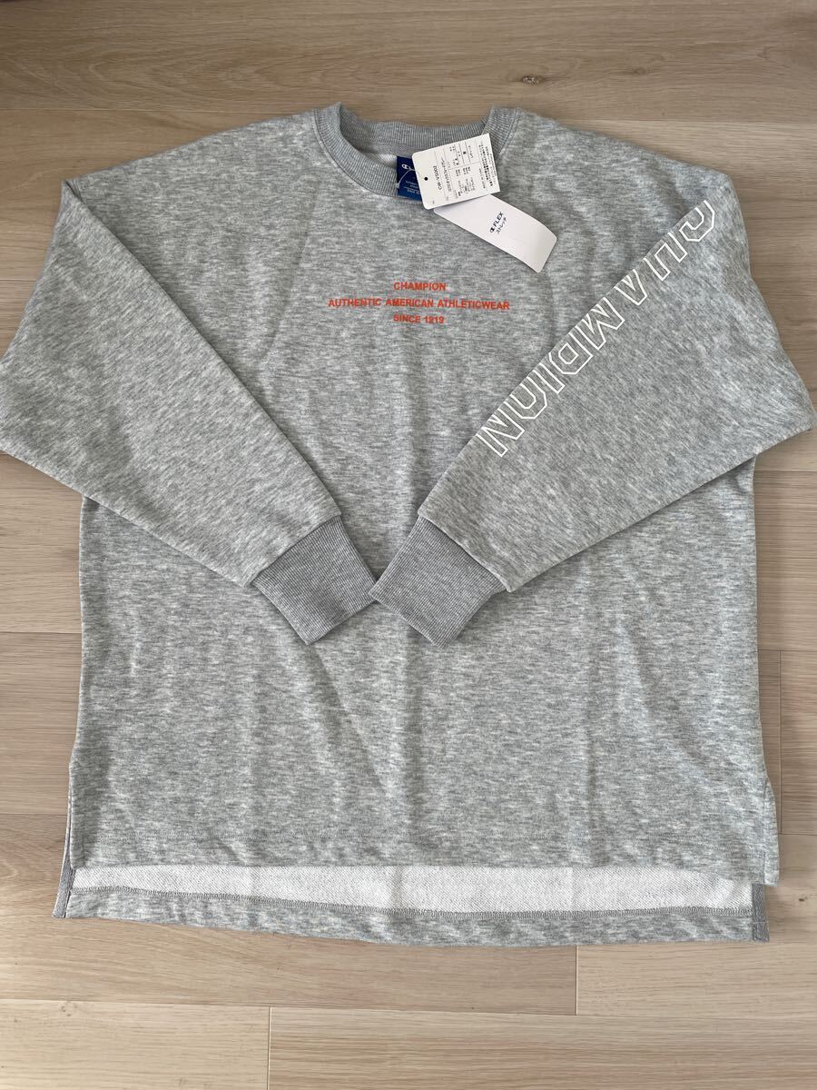 テックウィーブ テリークルーネックスウェットシャツ スポーツ チャンピオン グレーM拍卖