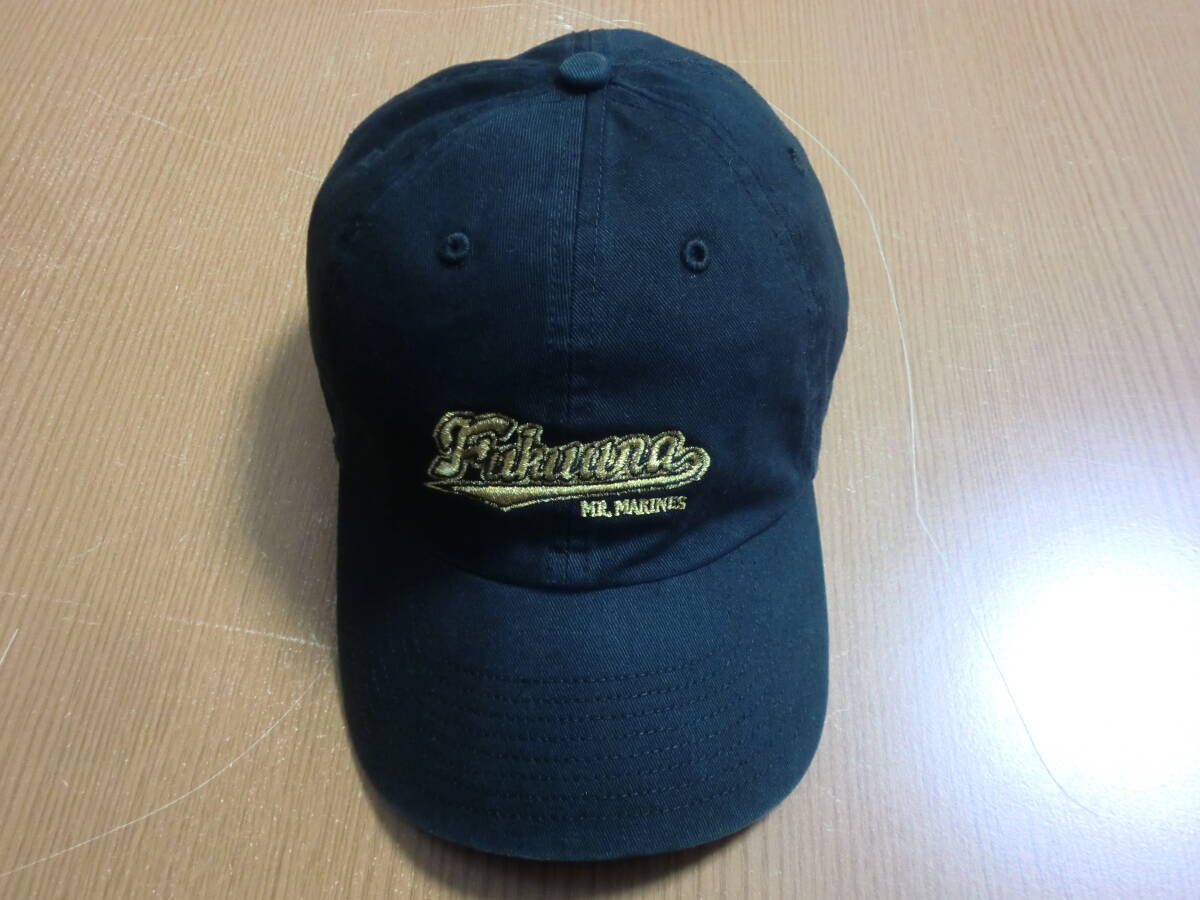 ロッテ マリーンズ 福浦和也 Fukuura MR.MARINES キャップ 47BRAND製 SIZE:フリー 拍卖
