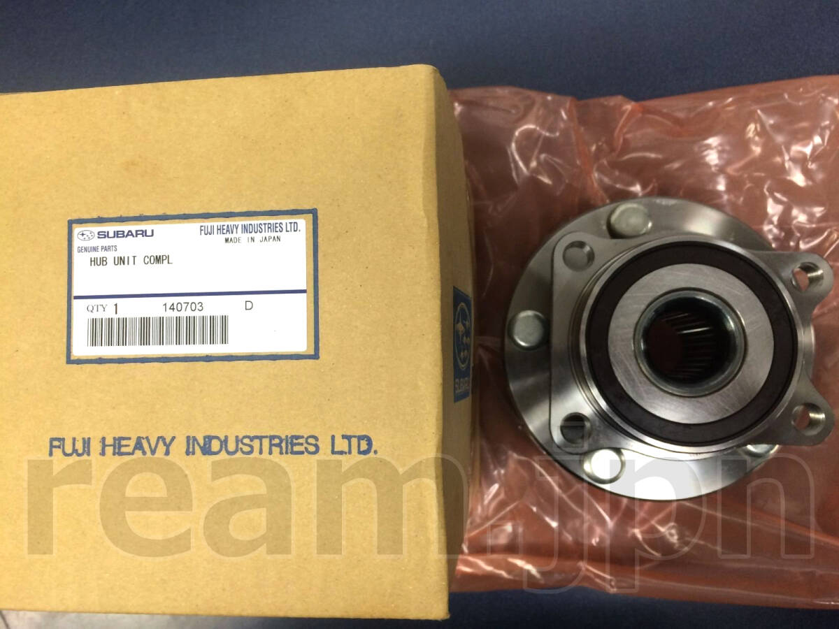 新品 スバル純正 インプレッサ WRX STI GDB GRB GVB GRF GVF GDF フロントハブユニット ハブベアリング Subaru Impreza Front Axle Hub JDM拍卖