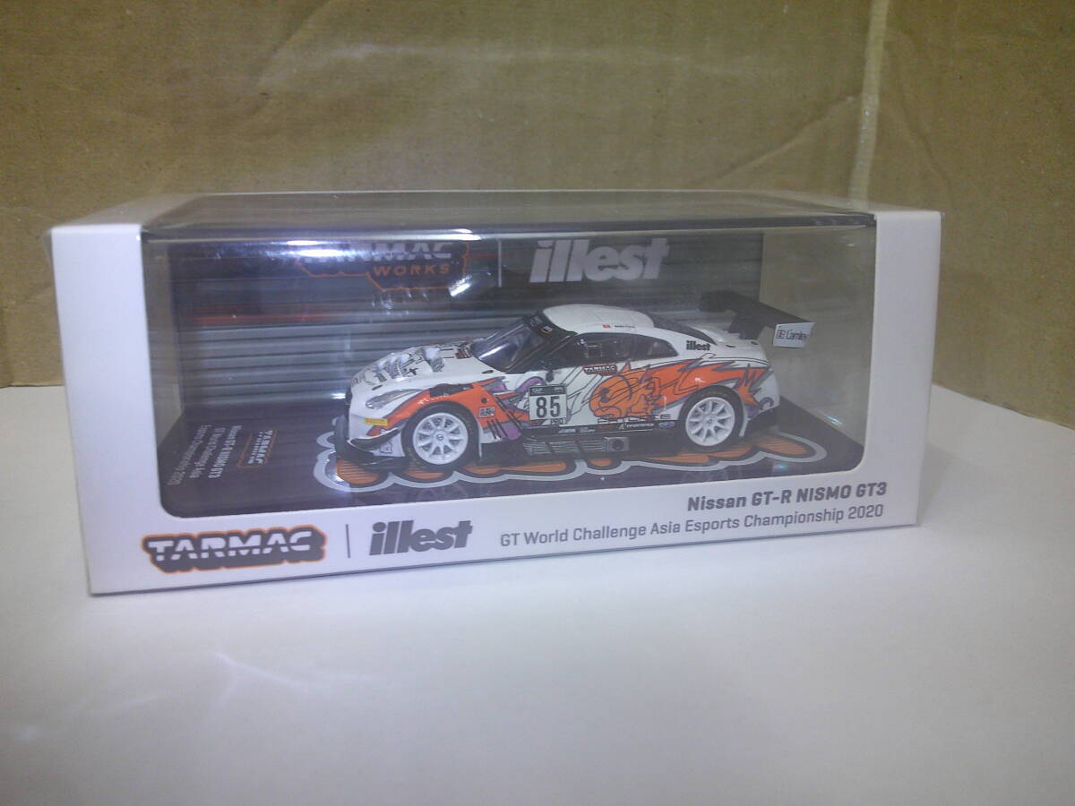 TARMAC WORKS ILLEST 1/64 NISSAN GT-R NISMO GT3 GT WORLD CHALLENGE ASIA ESPORTS CHAMPIONSHIP 2020 ANDY NGAN ターマックワークス R35拍卖