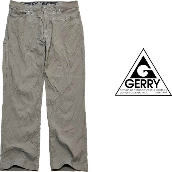 1点物◆ジェリーGERRYストレッチナイロンパンツ34Lチノパン古着メンズレディースOKアメカジ90sストリート/スポーツ登山ブランド釣り348186拍卖