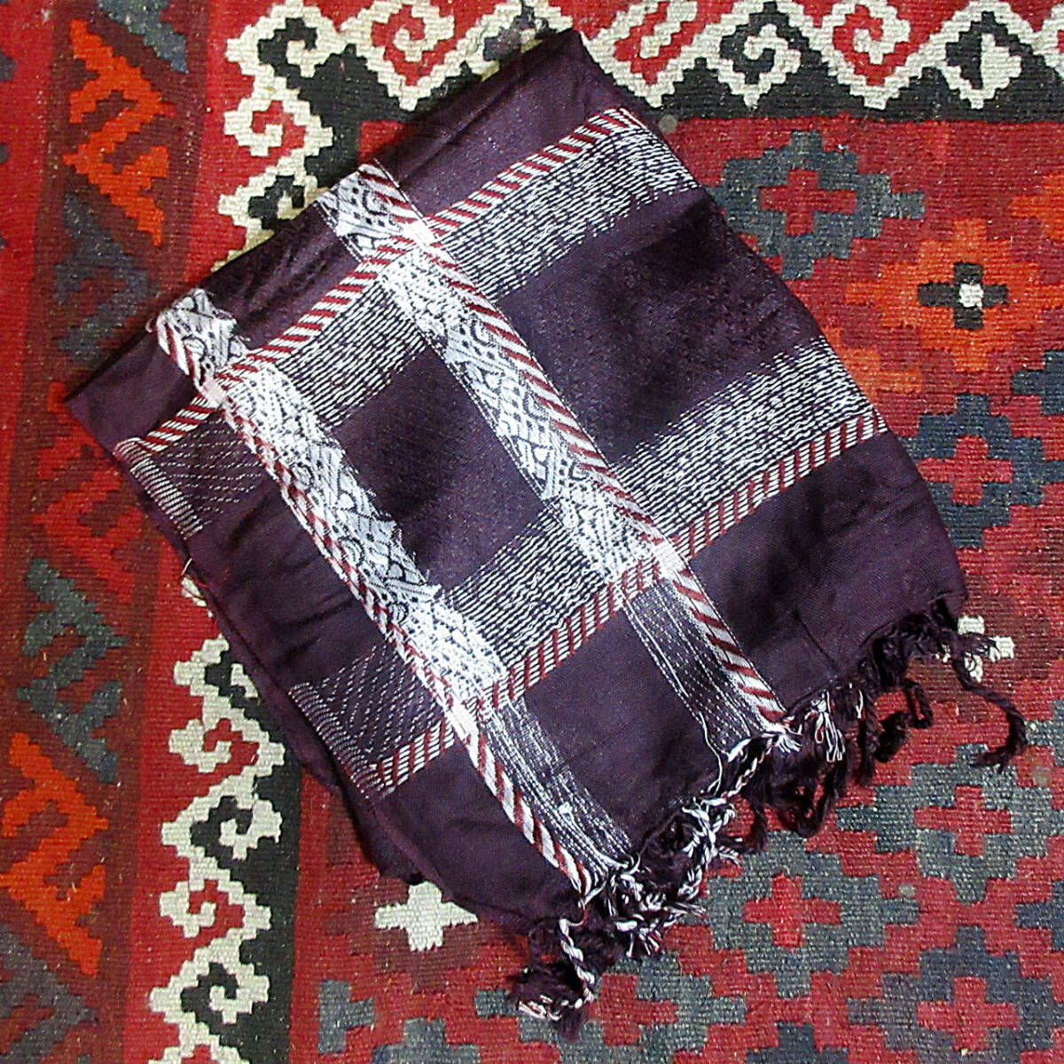 ●アフガニスタンからの贈り物”アフガンスカーフ ストール”196拍卖