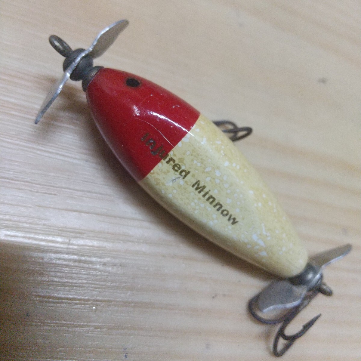 ウッド スピニングサイズ インジャードミノー ネコポス便送料込み拍卖