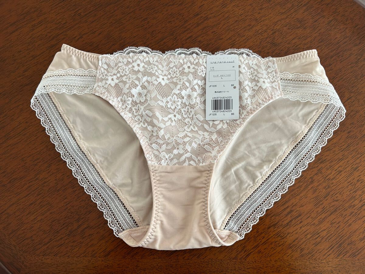 未使用 ワコール ショーツ パンティ Lサイズ レース ペールオレンジ拍卖
