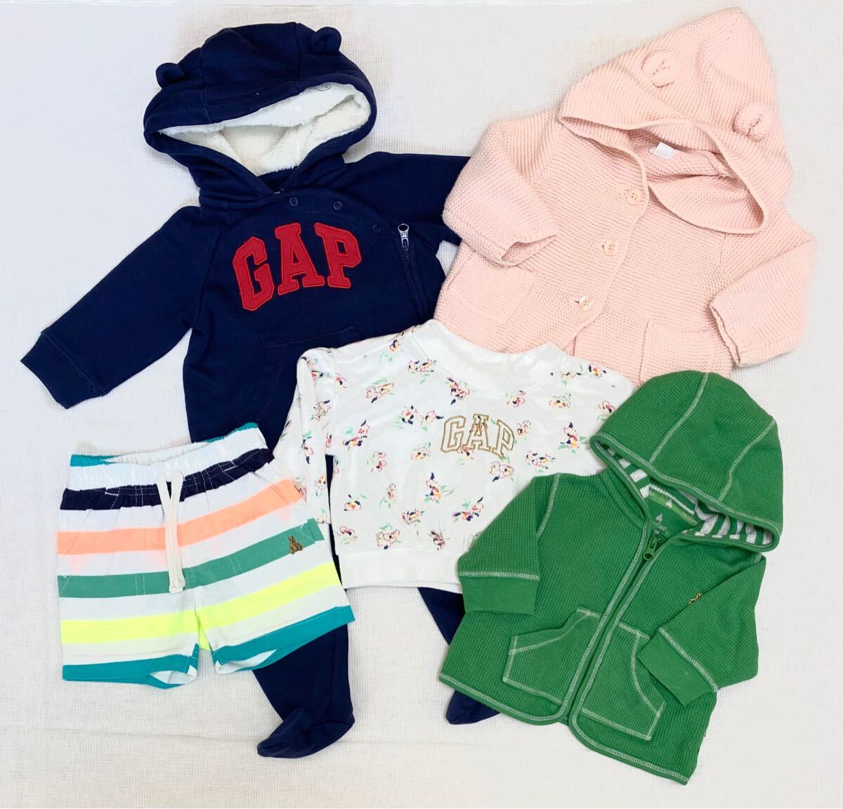 ★美品 GAP 5点セット Size60 3-6 months 6-12 months ブランド古着★拍卖