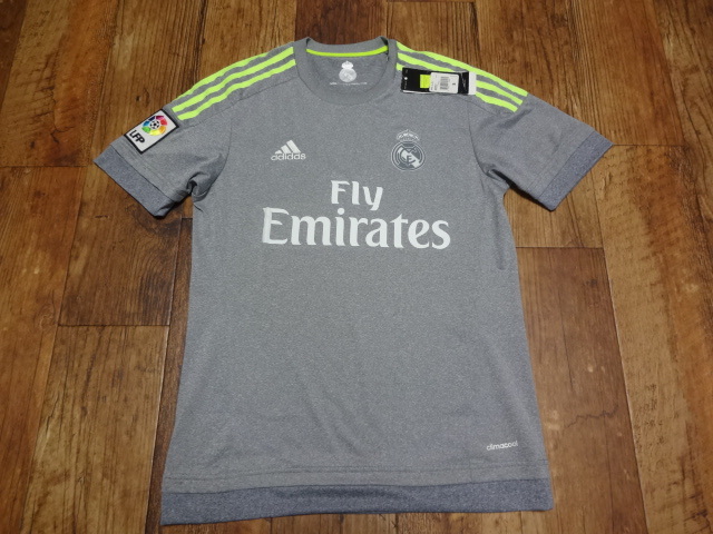 レアルマドリード 正規品 ユニフォーム シャツ 2015/2016 アウェイ 新品未使用品タグ付き拍卖