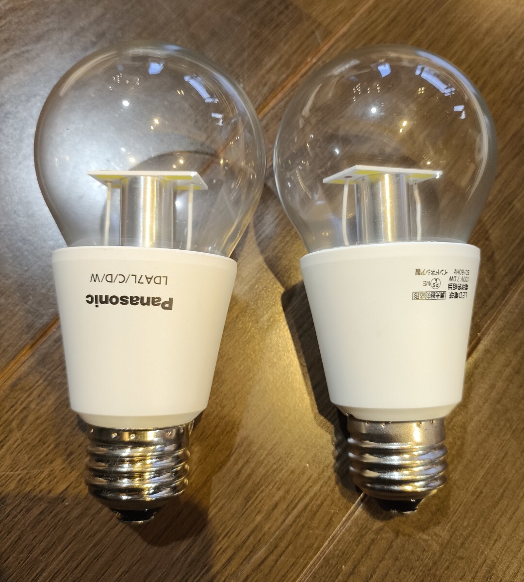 (1230)LED電球 電球色 Panasonic LDA7LCDW E26 2個拍卖