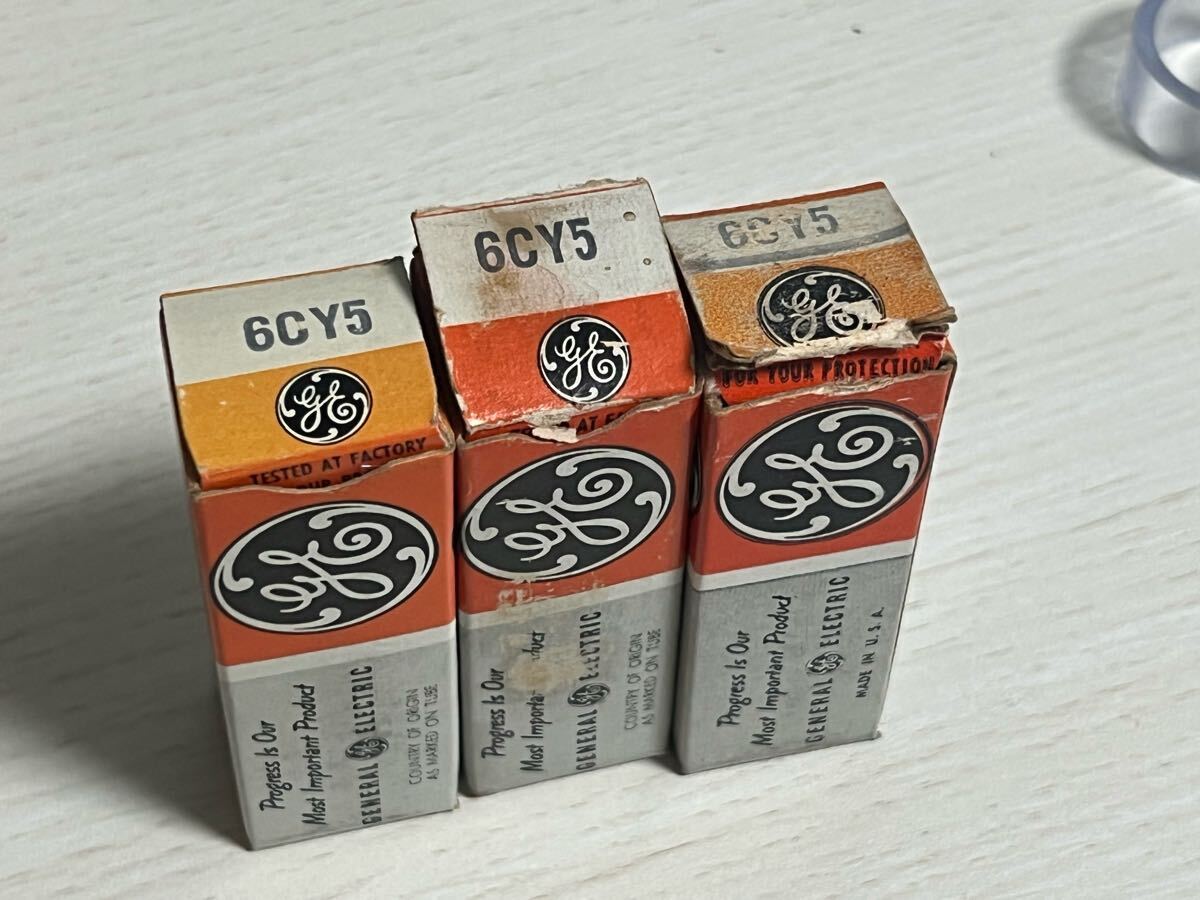 6CY5 3本 GE 試験済 真空管拍卖