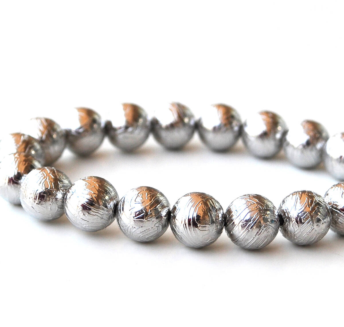 ☆天然石卸☆超激レア!!☆完全別格品!!☆超極上アルタイ隕石(メテオライト)☆ブレスレットSSA※ファイナルクォリティー!!!拍卖