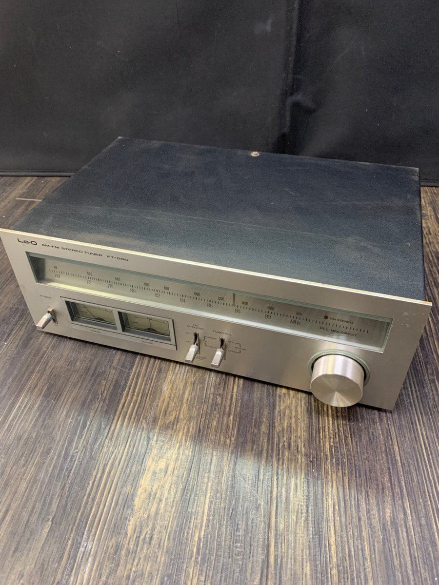 ジャンク ☆ Lo-D AM-FM STEREO TUNER FT-580 ローディ ステレオ チューナー 通電確認のみ ジャンク ☆ 拍卖