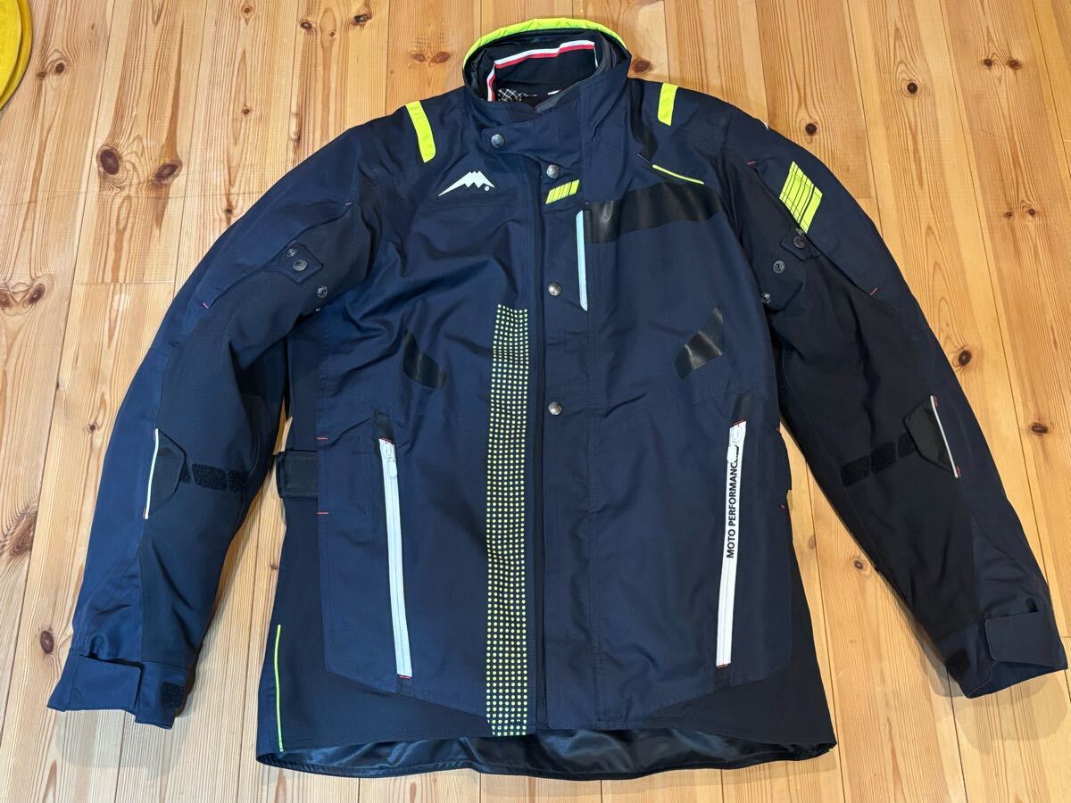 KUSHITANI クシタニ アロフトジャケット K-2814 Lサイズ 新品同様 ネイビー/イエロー拍卖