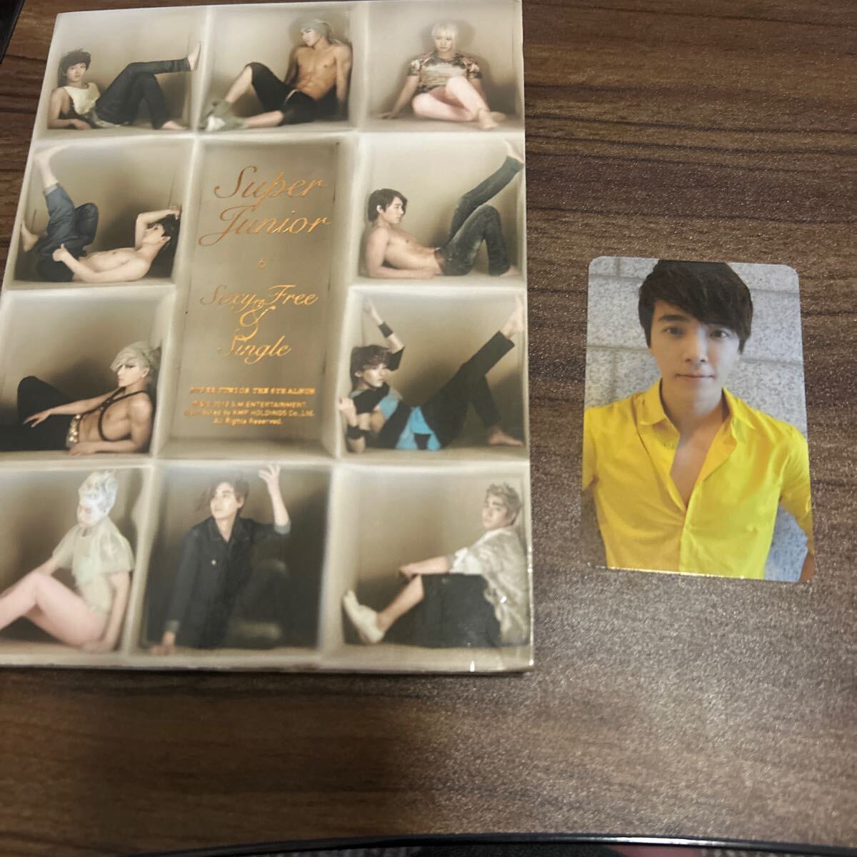 SUPER JUNIOR sexy free&single CD トレカ ドンへ拍卖