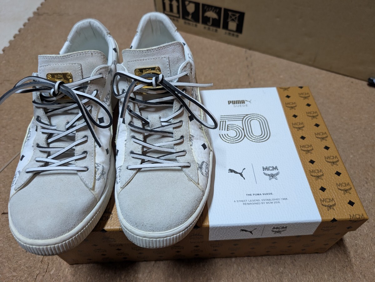 MCM × PUMA SUEDE 50TH ANNIVERSARY プーマ×エムシーエム コラボスニーカー 26cm拍卖