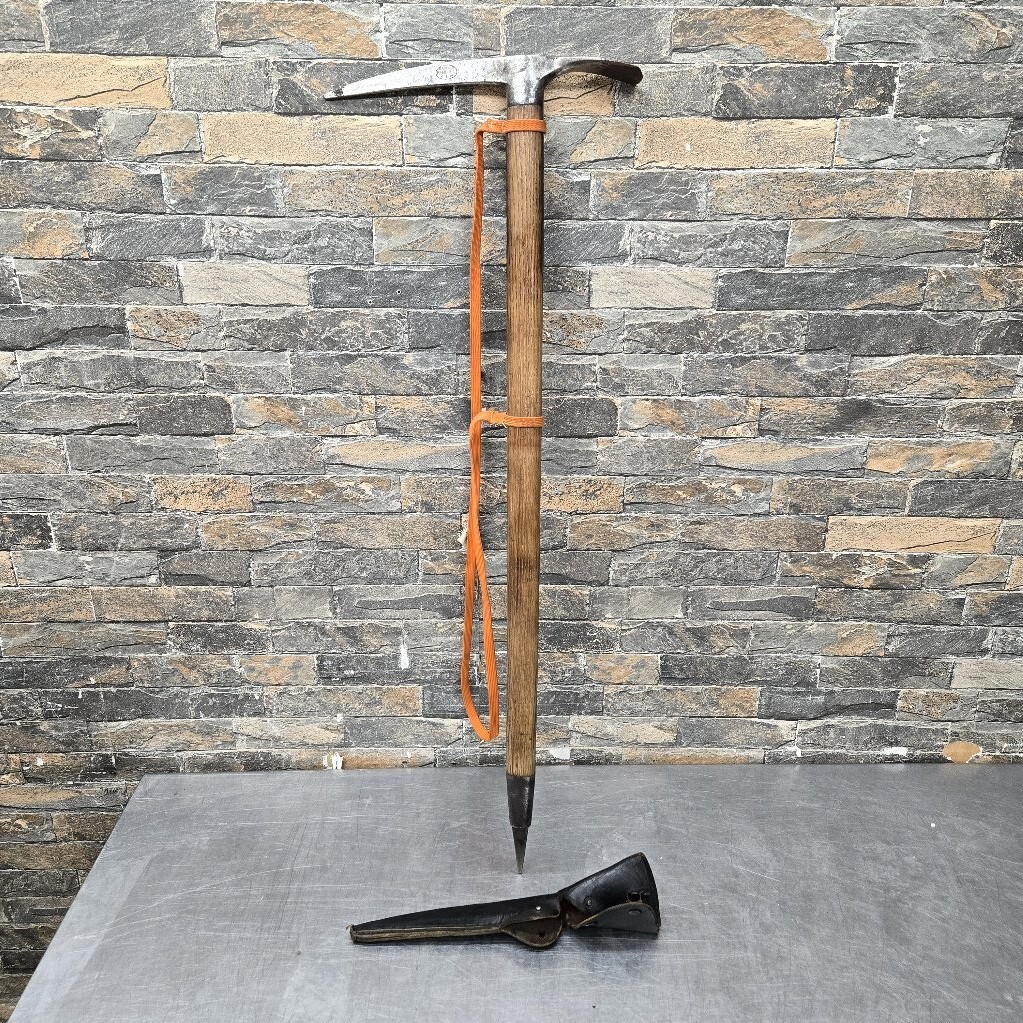 ♪♪4l133 SAPPORO BERGHEIL K.I.W ピッケル 木製シャフト 高さ84.5cm 幅30.5cm♪♪拍卖