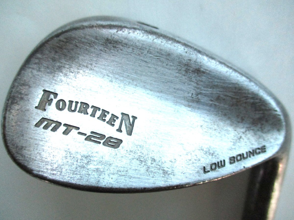 ★とちぎ屋!【FOURTEEN】フォーティーン MT28 ニッケルクロムモリブデン鋼・鍛造ノンメッキウェッジ58°往年の名器!★拍卖