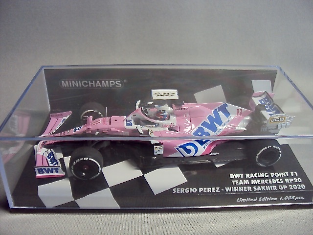 ★BWT RACING POINT F1 RP20★2020 サクヒールGP★WINNER S.ペレス★1/43★レーシングポイント★拍卖
