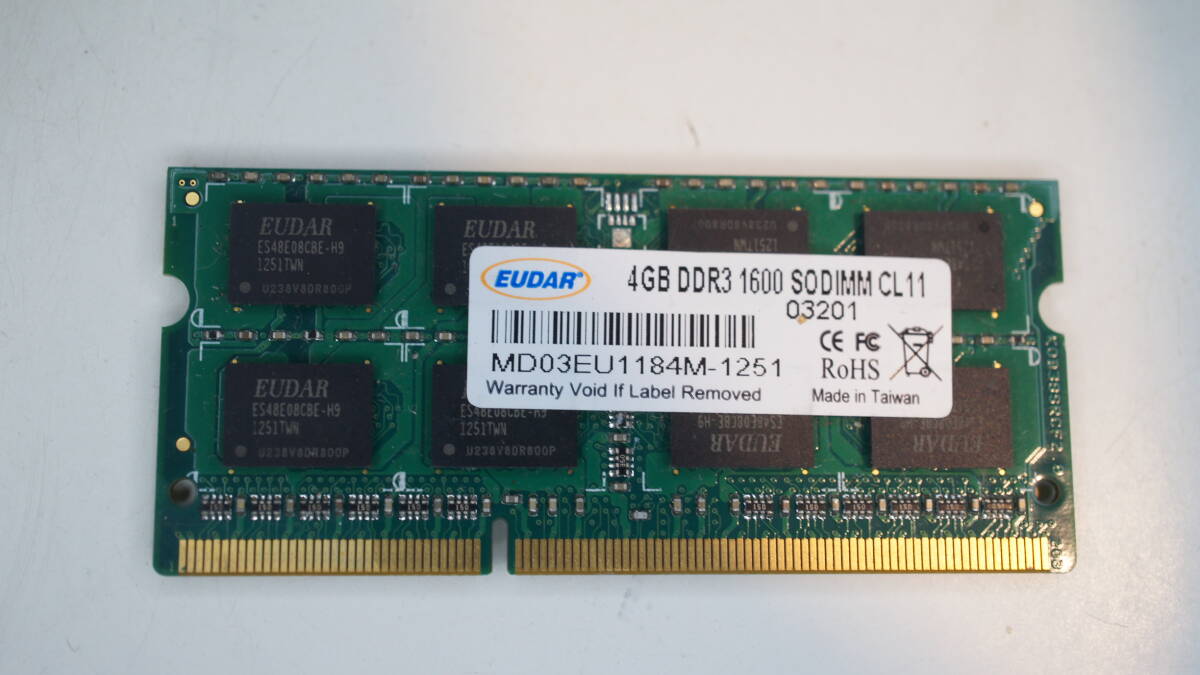 【ノートPC用メモリ・4GB・DDR3】 拍卖