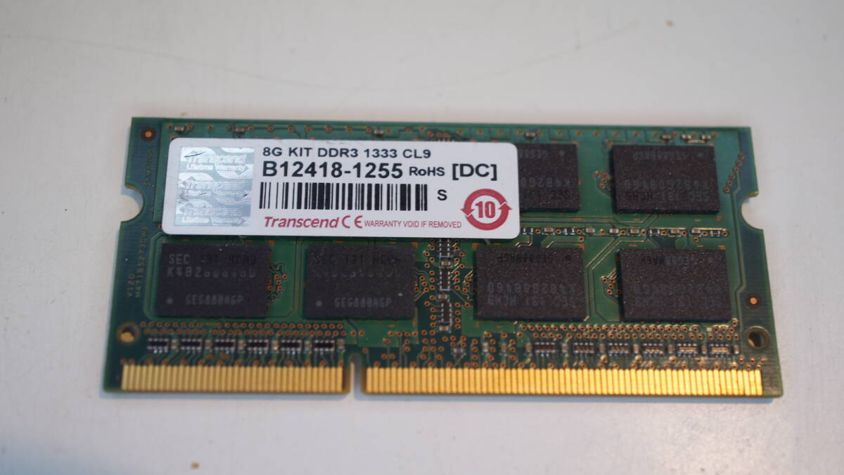 【ノートPC用メモリ・DDR3・4GB】 拍卖