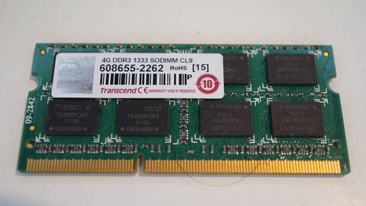 【ノートPC用メモリ・4GB・DDR3】 拍卖
