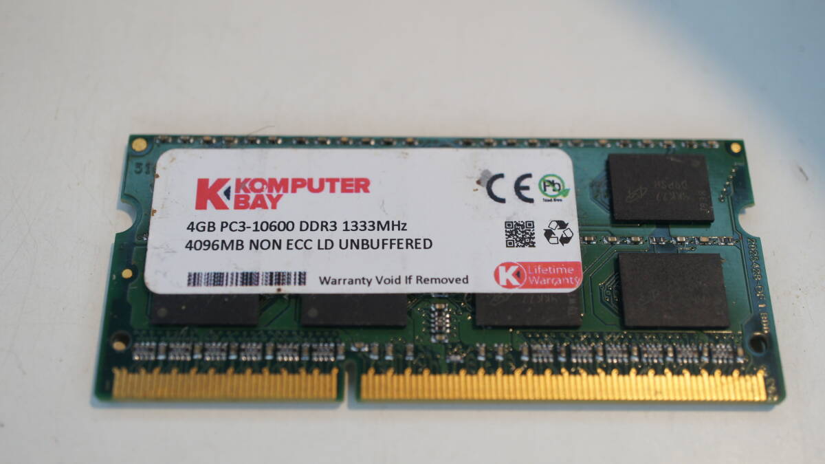 【ノートPC用メモリ・DDR3・4GB】 拍卖
