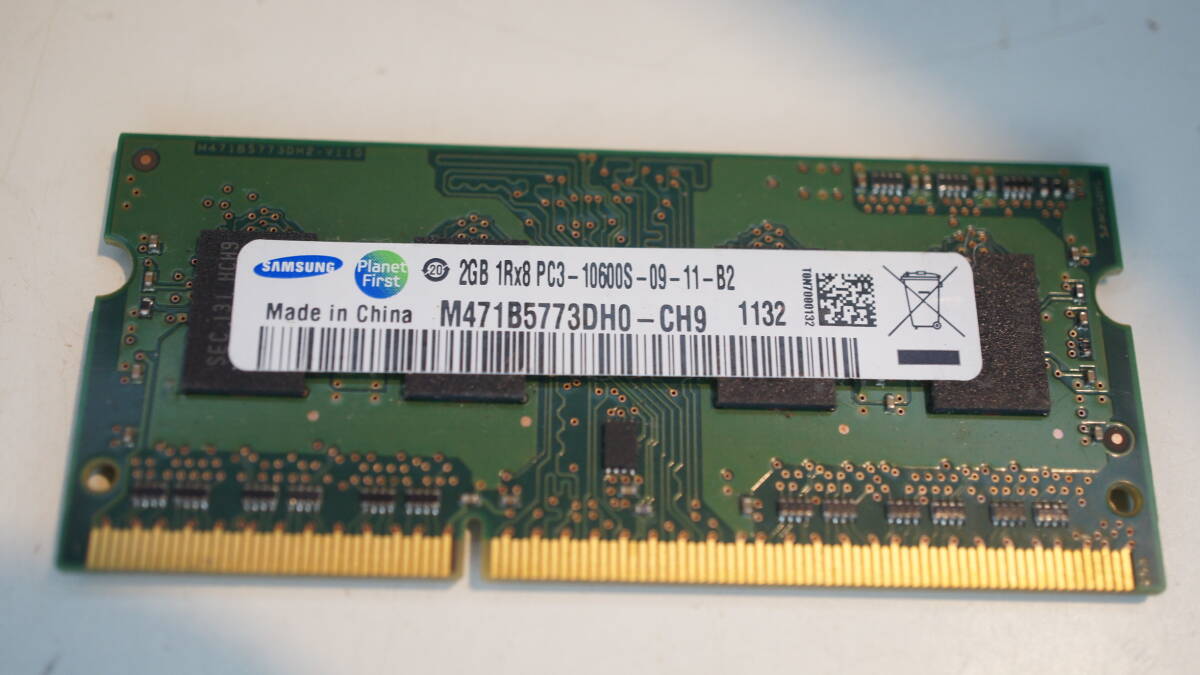 【ノートPC用メモリ・DDR3・2GB】 拍卖