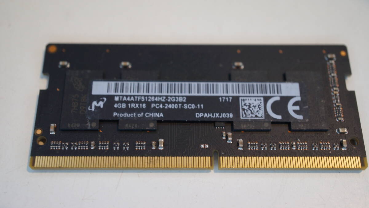 【Apple純正・ノート用メモリ・DDR4・4GB】 拍卖