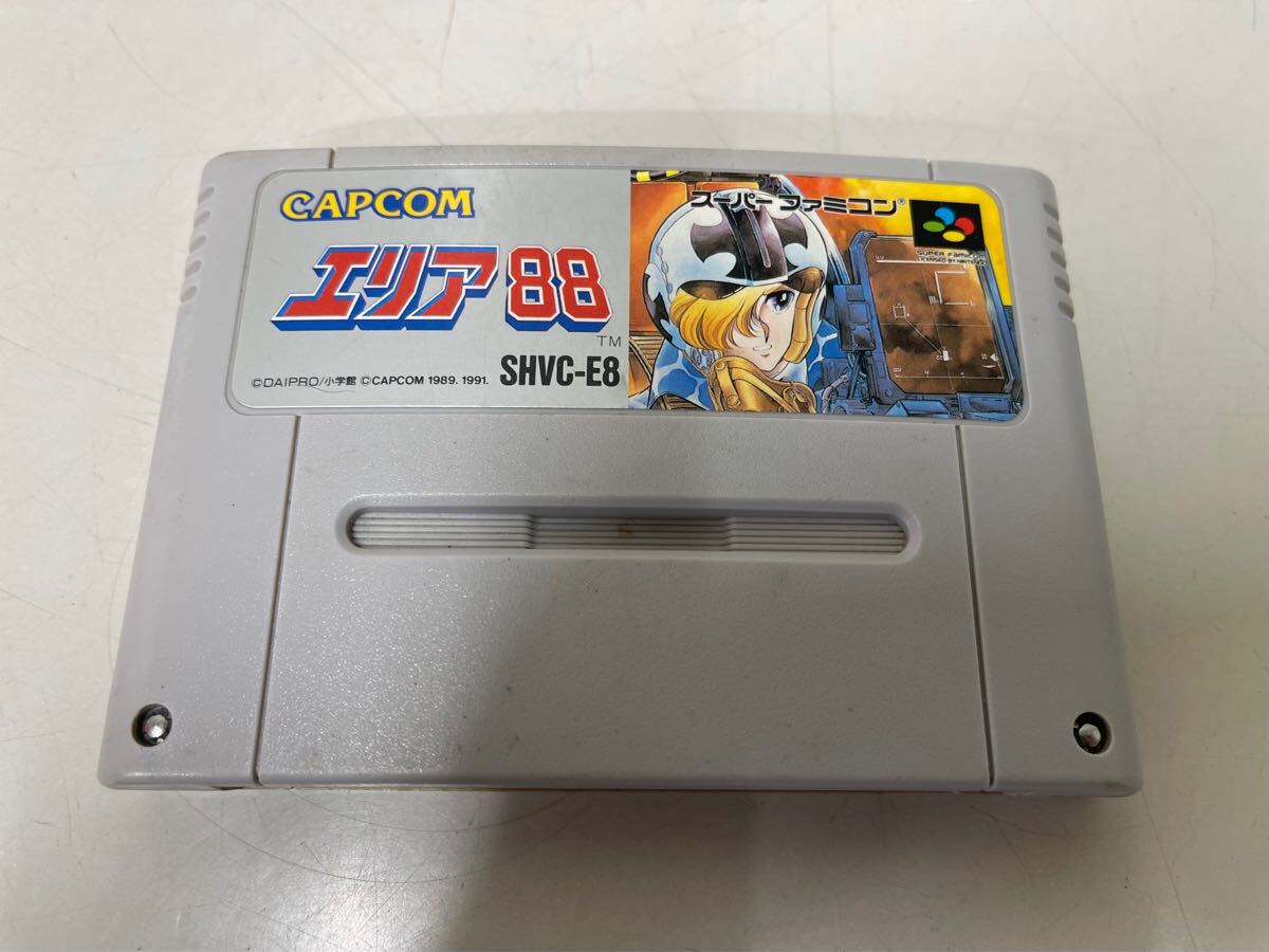 A SFC スーパーファミコン カセット ソフト エリア88 スーファミ 希少品 人気ソフト拍卖