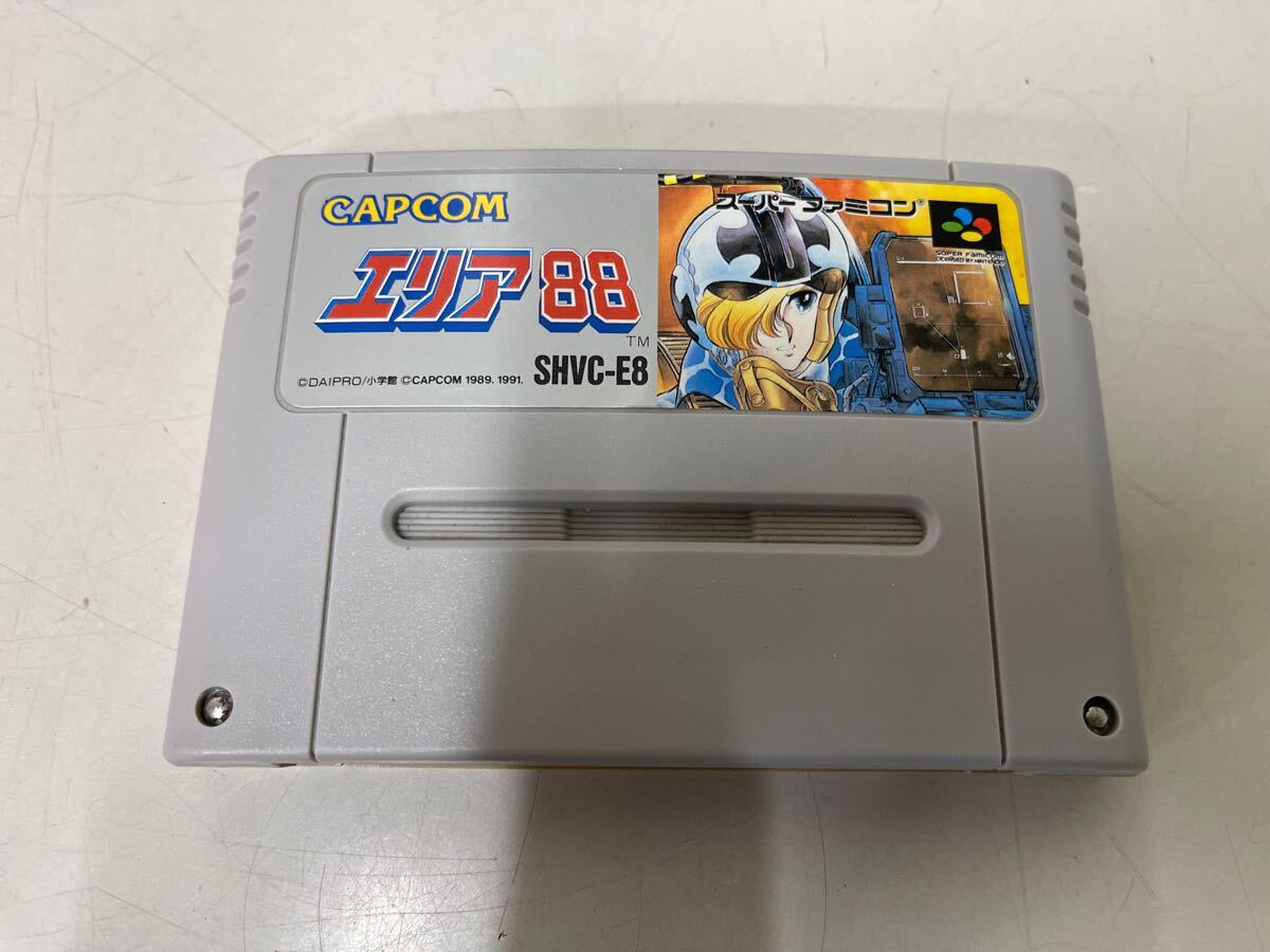 B SFC スーパーファミコン カセット ソフト エリア88 スーファミ 希少品 人気ソフト拍卖