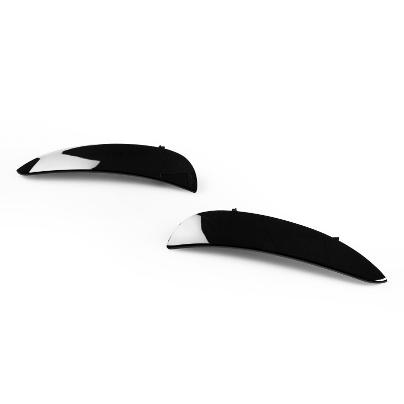 メルセデスベンツ用 Eクラス W213 S213用 2017+ グロスブラック フロントバンパーフラップスポイラー E43スタイル拍卖