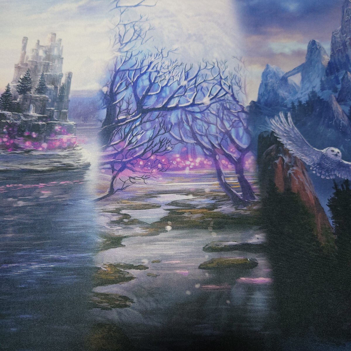 MTG 冠雪土地 プレイマット 1枚 Secret lair Ultra Pro ケース付き 未使用 即決拍卖