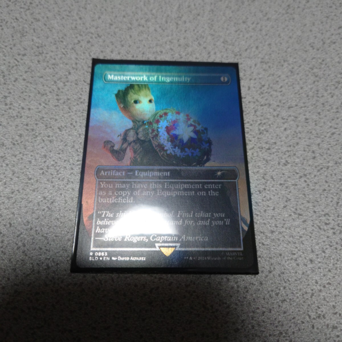 MTG SLD 創意工夫の傑作 英語foil 一枚 Secret lair MARVEL Captain America 即決拍卖