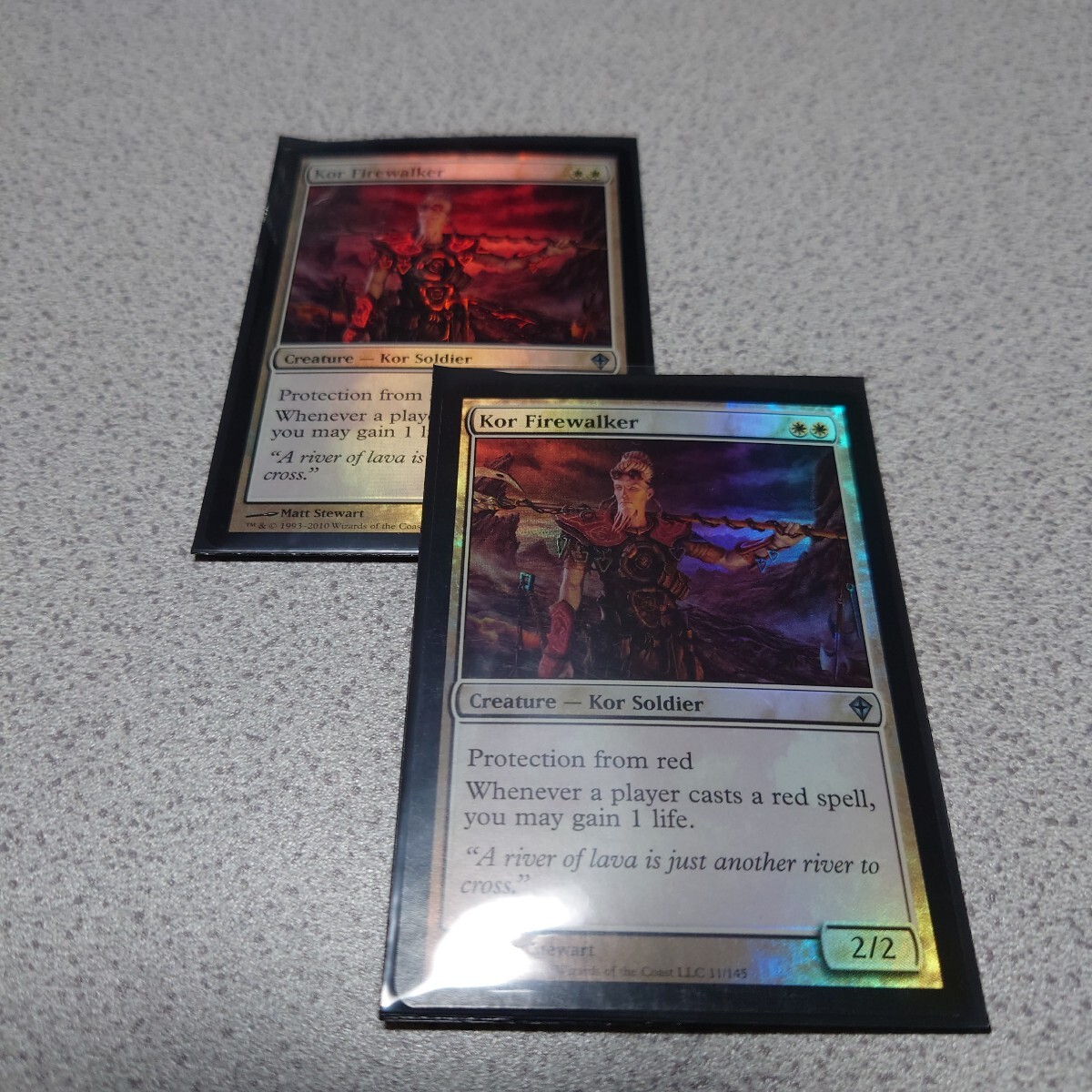 MTG WWK コーの火歩き 英語foil 二枚セット 即決拍卖