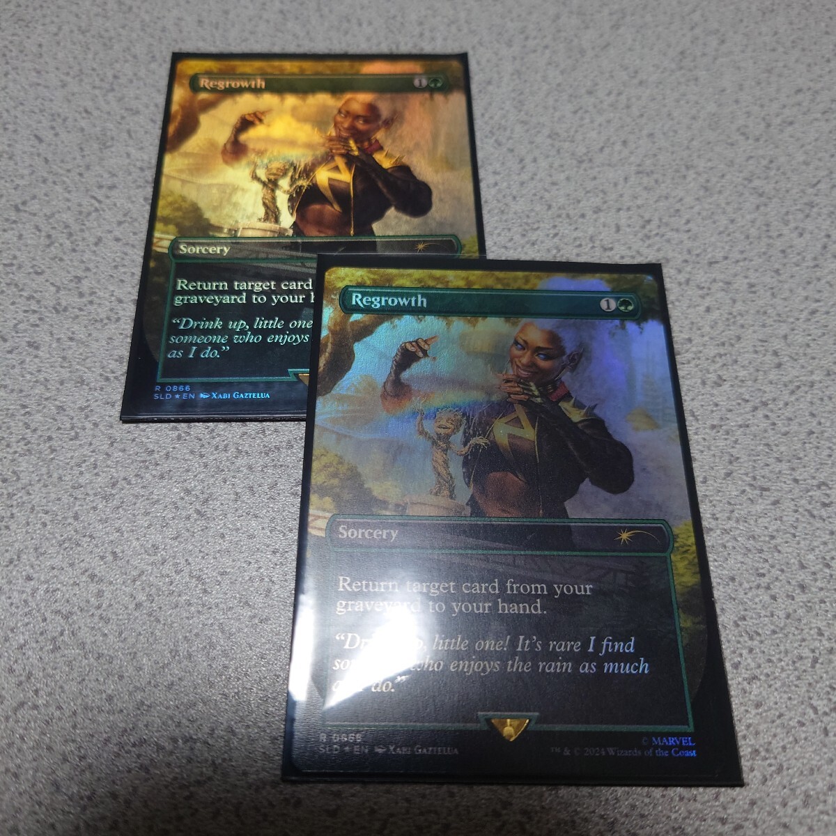 MTG SLD 新たな芽吹き 英語foil 二枚セット Secret lair MARVEL Storm 即決拍卖
