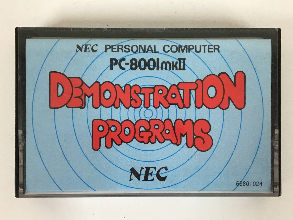 ●○シ734 NEC PC-8001mkⅡ DEMONSTRATION PROGRAMS デモンストレーション プログラム カセットテープ○●拍卖