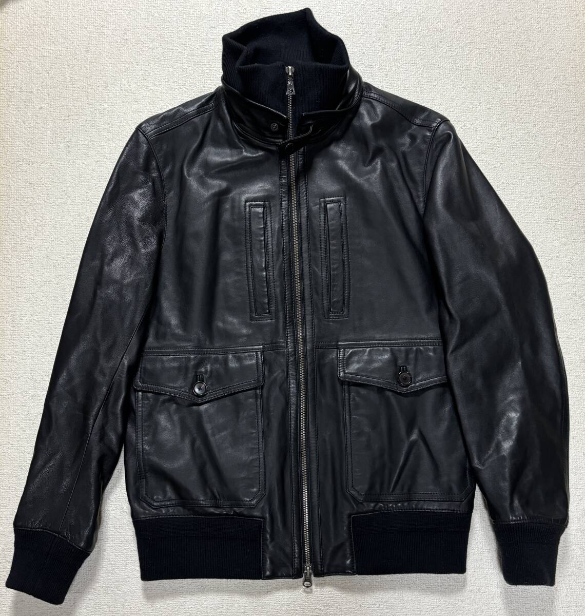 ★★ EDIFICE Sheep Leather ジャケット サイズ 38 ユーズド ★★拍卖