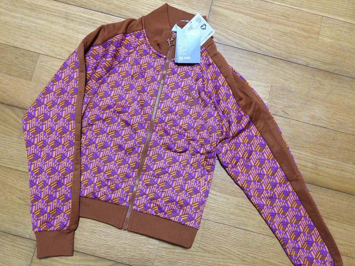 新品 送料無料 プーマ【PUMA】レディース フルジップトラックジャケット M グラフィックジャケット リラックスフィット ジャージ拍卖