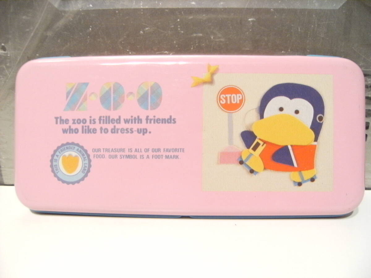 廃番★昭和レトロ★80年代★日本製★当時物 セイカノート ペンギン 筆箱 ペンケース 筆記用具★ファンシー系 原宿系 勉強 宿題 塾拍卖