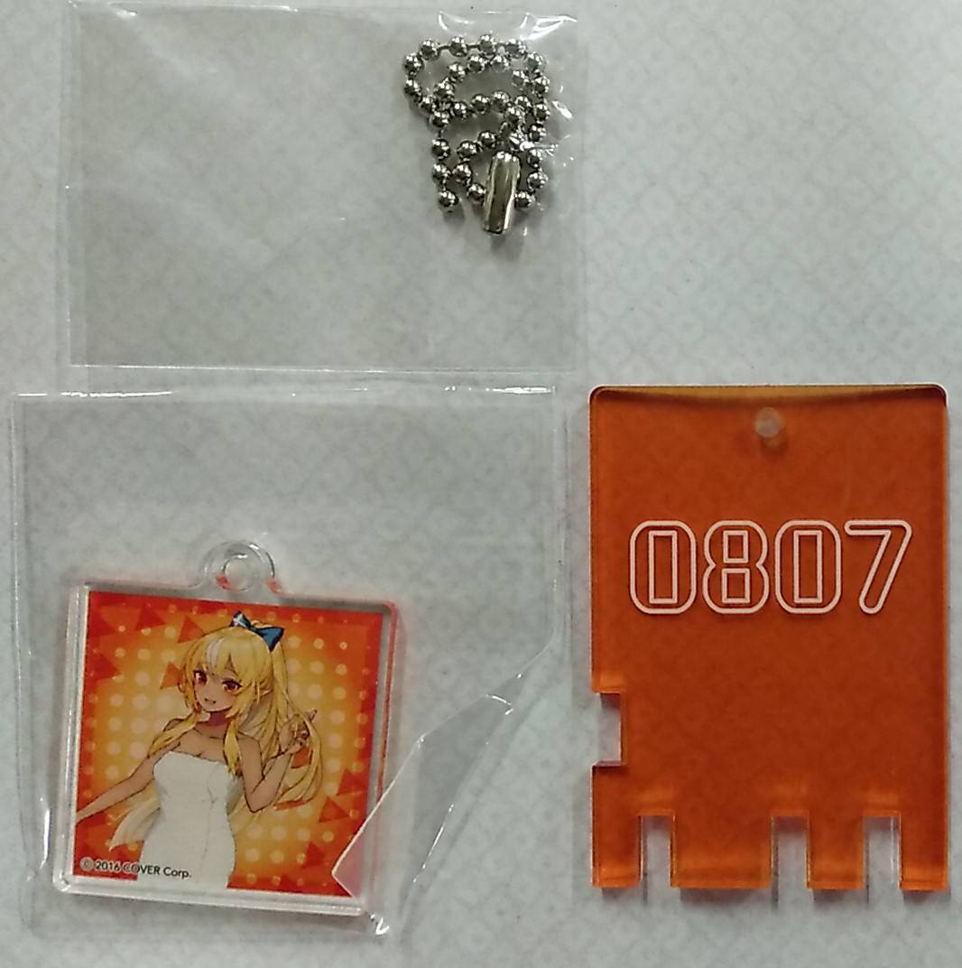 ホロライブ×極楽湯・RAKU SPA トレーディング銭湯錠風キーホルダー 風呂の日ver. 不知火フレア[hololive Acrylic Keychain Shiranui Flare拍卖