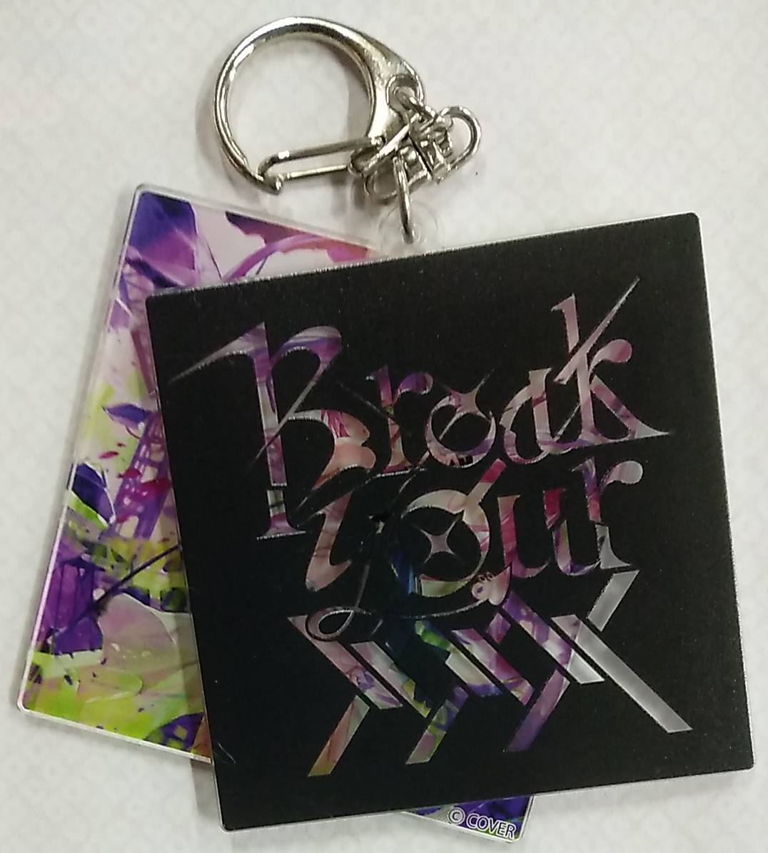 【擦れあり】常闇トワ1stソロライブ「Break your xxx」ロゴキーホルダー【Tokoyami Towa 1st Solo Live Logo Keychain ホロライブ hololive拍卖