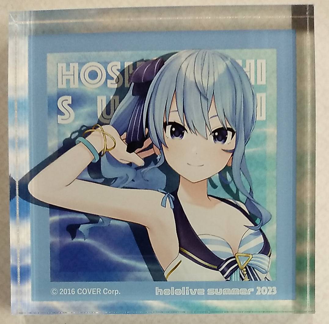 ホロライブ・サマー2023 in OIOI アクリルブロック 星街すいせい【hololive Summer Acrylic Block Hoshimachi Suisei Vtuber】拍卖