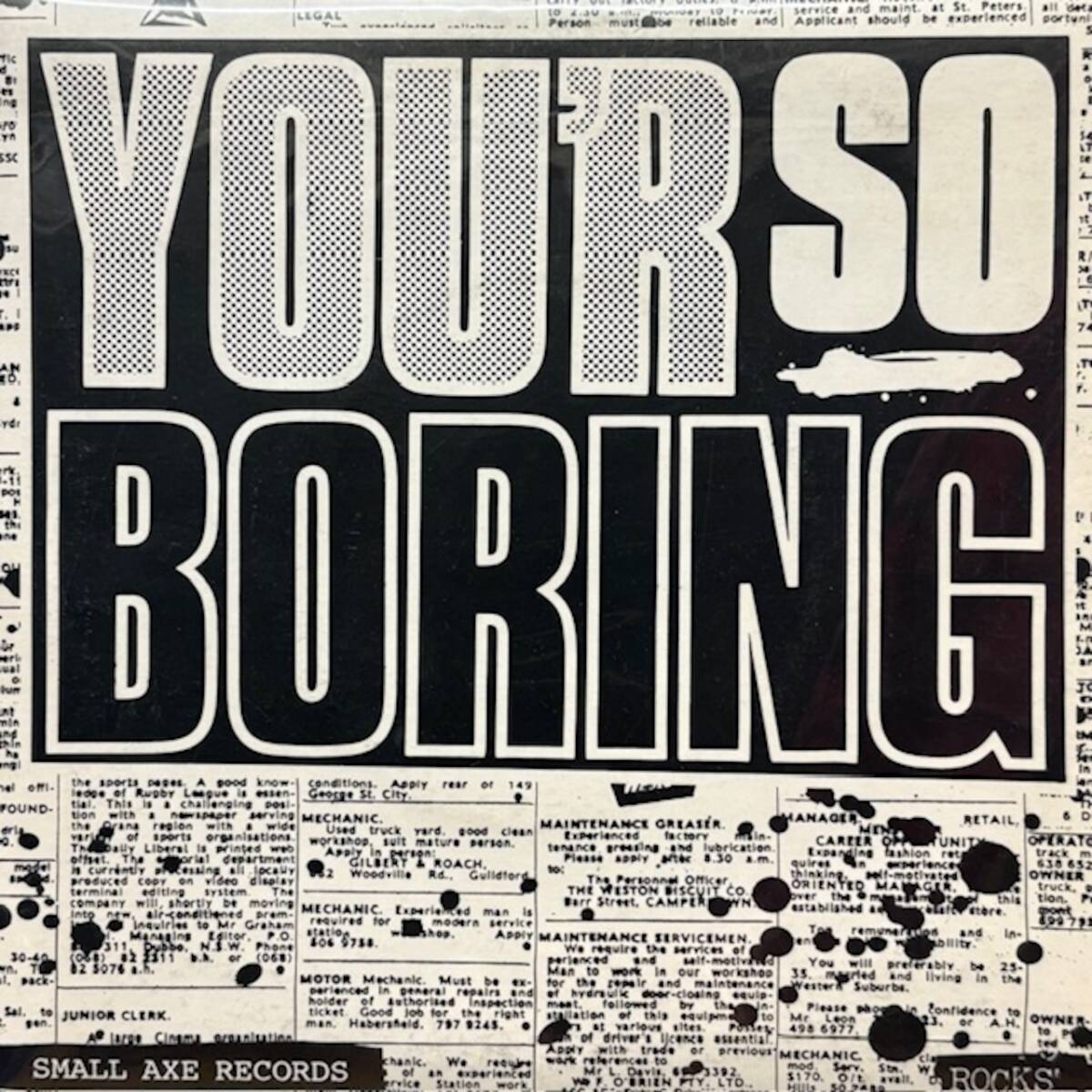 ★Rocks - You'r So Boring(7インチ)(★美品!)拍卖