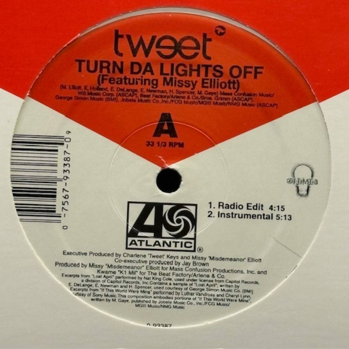 ★Tweet Feat. Missy Elliott - Turn Da Lights Off(★ほぼ美品!)拍卖
