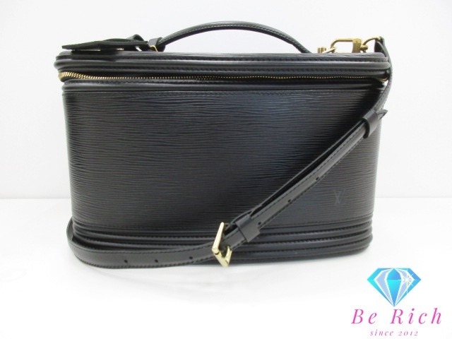 ルイ ヴィトン LOUIS VUITTON ニース バニティバッグ 2way ハンドバッグ M48012 エピ ノワール 黒 ブラック【中古】【送料無料】 bk9705拍卖