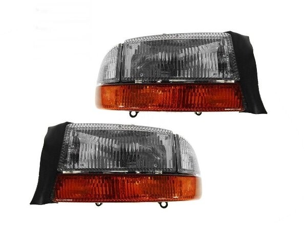 98-03デュランゴ ダコタ ヘッドライト+コーナーレンズ 純正タイプ ヘッドランプ左右set DOT SAE取得品イーグルアイ製 ダッジ 即納品拍卖